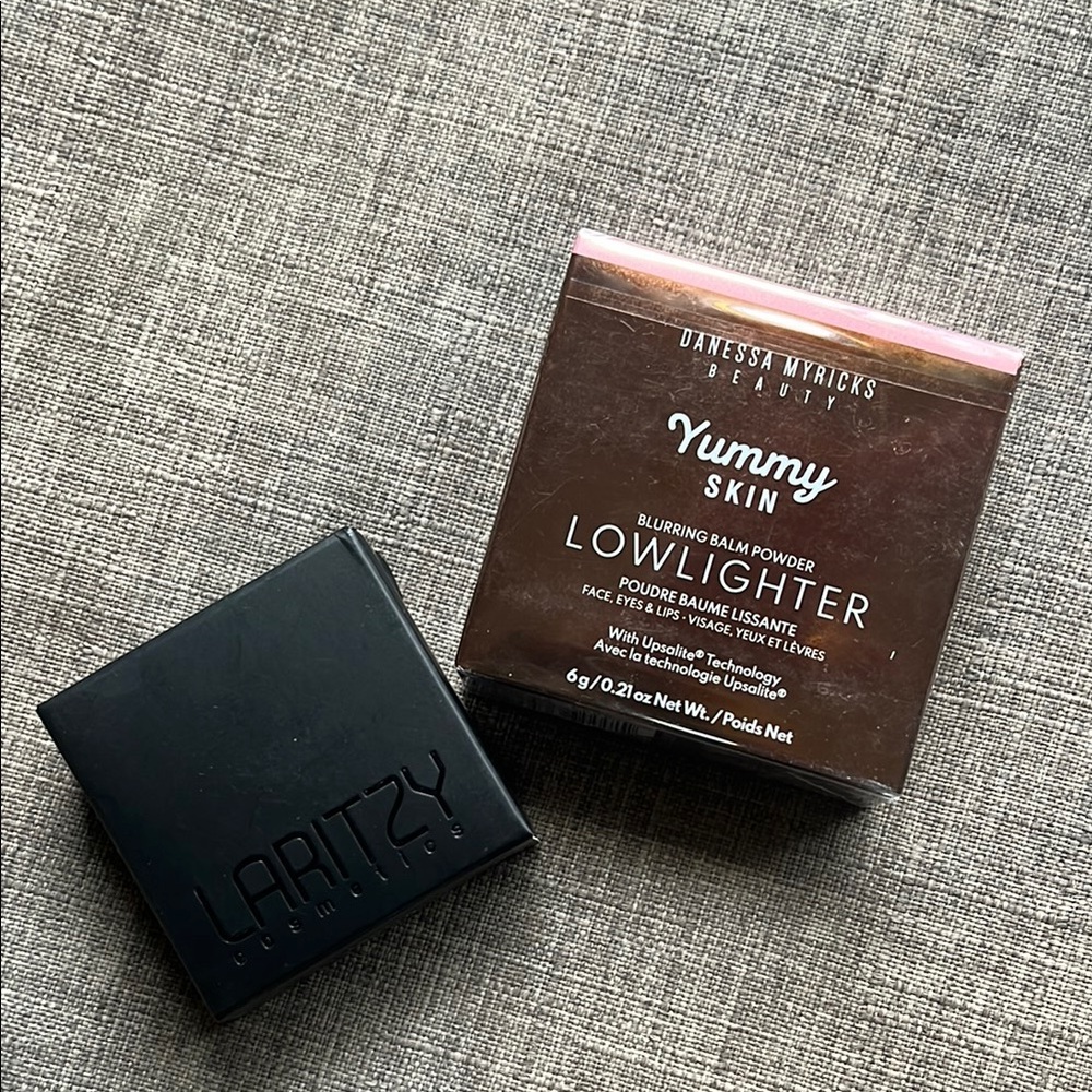 Danessa Myricks Yummy Skin Blurring Balm Powder Lowlighter & Laritzy Highlighter